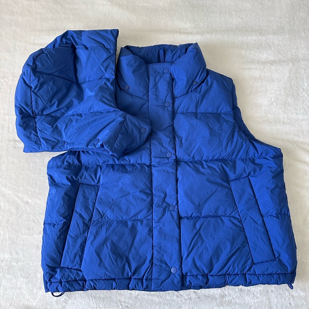 Lululemon Wunder Puff 600-Down-Fill Cropped Vest